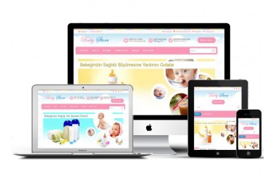 Bebek Giyim Oyuncak  Site Teması