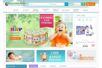 Opencart Bebek- Oyuncak Full E-ticaret Hazır Site Paketi