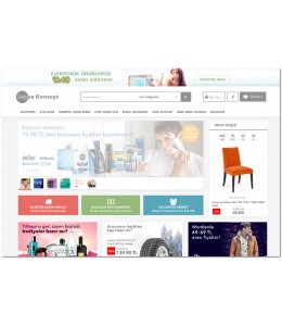 Opencart Beyaz Konsept Full E-ticaret Hazır Site Paketi