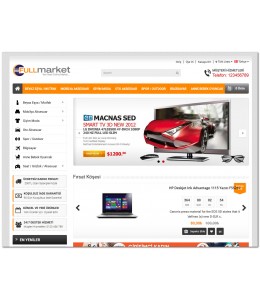 FulMarket  Opencart 2.1x Site Teması