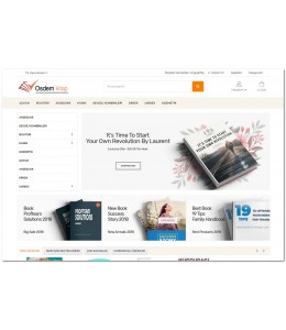 OsdemTema Kitap Satış  Opencart 3x Site Teması