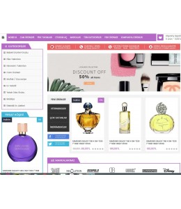 Kozmetik-Parfümeri  Marketing  Site Teması