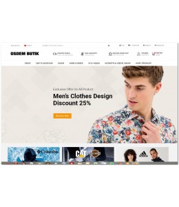 OsdemTema   Butik Moda Giyim Tesettür  3x  Site Teması