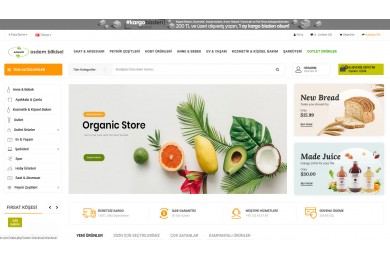 OsdemTema Bitkisel Ürün satış Opencart 3x Site Teması