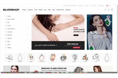 Opencart OsdemTema Gümüş takı ve bijuteri 3.x mağaza site teması 