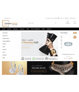 OsdemTema  Gümüş ve Takı Mağaza  Site Teması