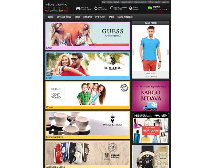 Opencart Private Shopping Full Site