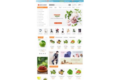 OsdemTema   Opencart Organik meyve sebze yöresel 3x  Site Teması