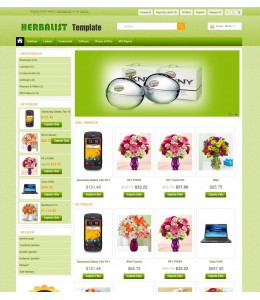 Opencart 1.5.2-1.5.3-1.5.4-1.5.5 - 156 Herbalist & Flower Teması