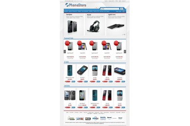 Opencart 1.5.2x -1.5.3.1- 1.5.4x  İstanbul Phone Store Template
