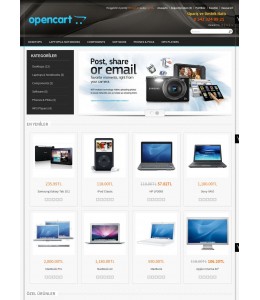 Opencart 1.5.2-1.5.3-1.5.4-1.5.5 - 156  Teknoloji Teması