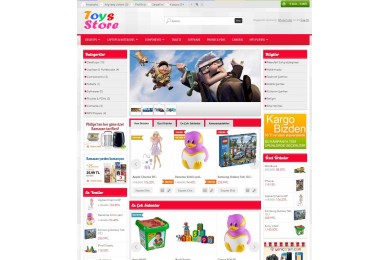 Opencart 1551 Versiyon Oyuncak ve Bebek Urunleri Tasarımı full paket