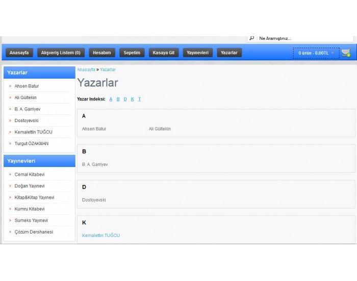 Opencart 1.5.1.x  2.0x  yazarlar Modülü ve sayfası